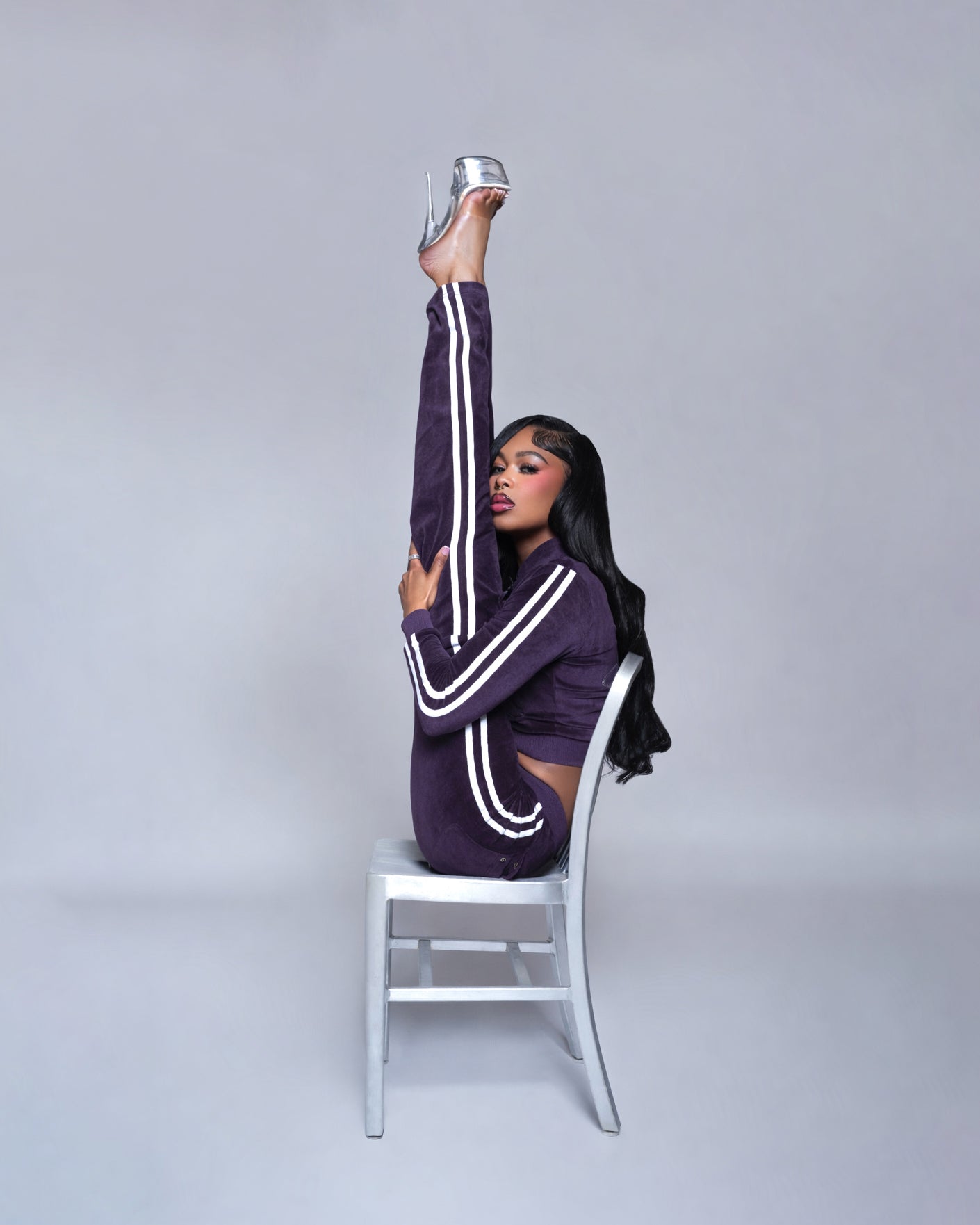 Purple Reign Tracksuit Top