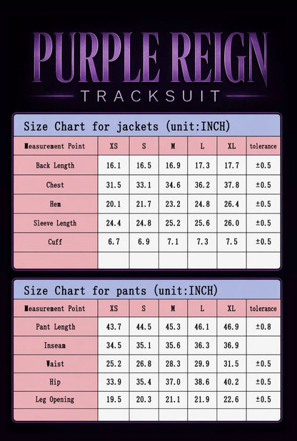 Purple Reign Tracksuit Top